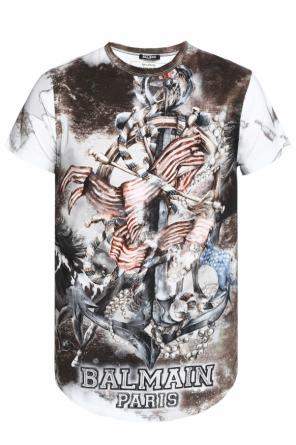 T-shirt z logo, zdjęcie 1 T-shirt z logo od Balmain